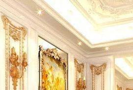 Классические натяжные потолки двухуровневые - вариант 2