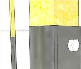 Клееный брусок 50х50 мм - модель 4