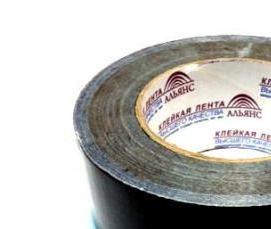 Клейкая лента армированная черная - модель 4