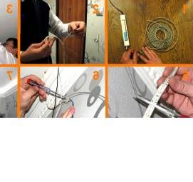 Клеящийся потолочный карниз - тип 1