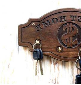 Ключница настенная с кодовым замком - тип 3