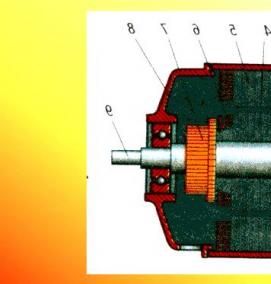 Коллекторный электродвигатель постоянного тока - вариант 1