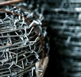 Колючая проволока круглая - модель 3