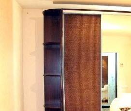 Комбинированные двери купе с зеркалом - модель 4