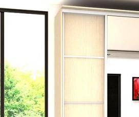 Комбинированные двери купе с зеркалом - модель 2