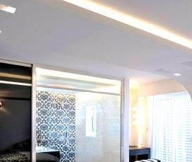 Комбинированные потолки под гипсокартон и натяжной - вариант 2