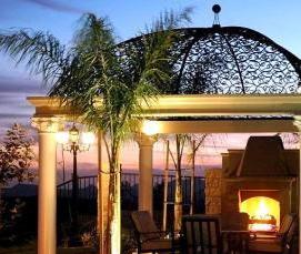 Компактная беседка с мангалом - тип 4