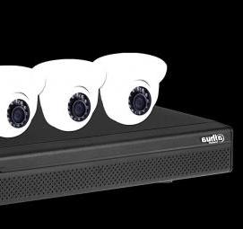 Комплект видеонаблюдения на 2 камеры - модель 2