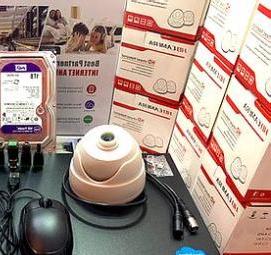 Комплект видеонаблюдения на 4 камеры - тип 4