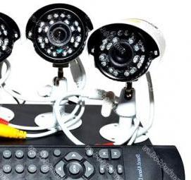 Комплект видеонаблюдения с интернетом - вариант 4