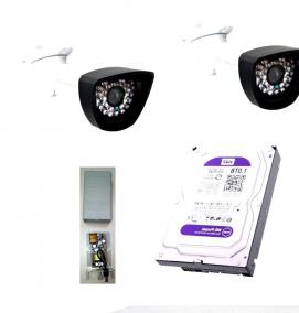 Комплекты ip видеонаблюдения для улицы - вариант 3