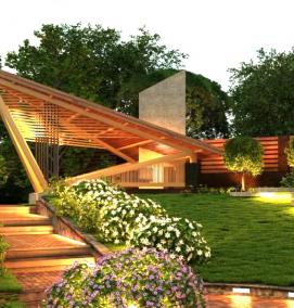 Компьютерный ландшафтный дизайн - модель 3