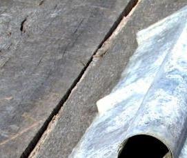 Конек кровельный оцинкованный - вариант 3