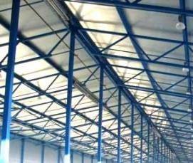 Конструкция ангара из металлоконструкций - модель 1