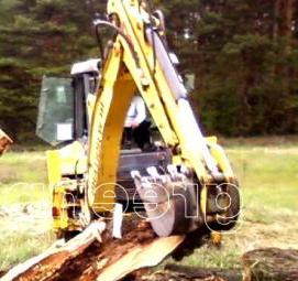 Корчевание пней на участке - тип 1