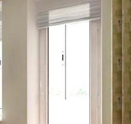 Коричневая балконная дверь - модель 2