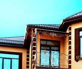 Коричневые пластиковые окна - вариант 1