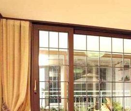 Коричневые пластиковые окна - вариант 4