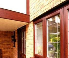 Коричневые пластиковые окна - вариант 3