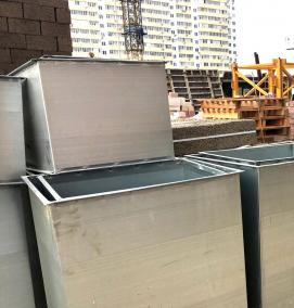 Короб из нержавейки - тип 4