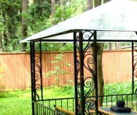 Кованная беседка для дачи - модель 3