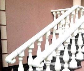 Кованые перила для лестницы в частном доме - тип 3