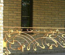 Кованые перила для террасы - модель 2