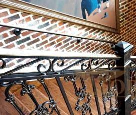 Кованые перила лофт - тип 4