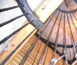 Кованые винтовые лестницы - модель 4