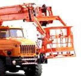 Кран с люлькой аренда - вариант 3