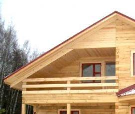 Крашенное бревно - тип 1