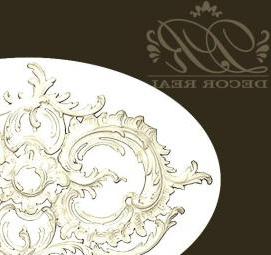 Крашенный потолочный карниз - модель 1