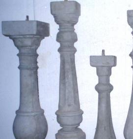 Крашеные балясины - тип 4