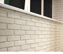 Крашеный белый кирпич - вариант 4