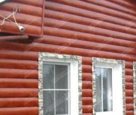 Красный блок-хаус - тип 2