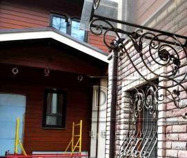 Красный кирпич с черным швом - вариант 4