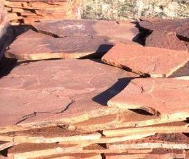 Красный облицовочный камень - модель 4