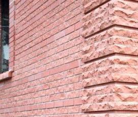 Красный облицовочный камень - модель 3