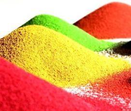 Красный пигмент для бетона - модель 3