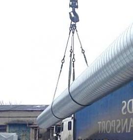 Крепление оцинкованных воздуховодов - вариант 4