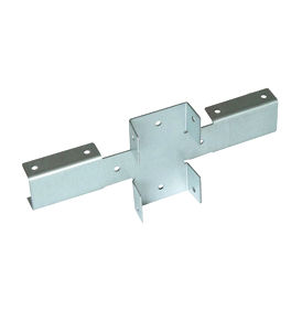 Х-кронштейн под столб 60 x 60, лагу 40 x 20