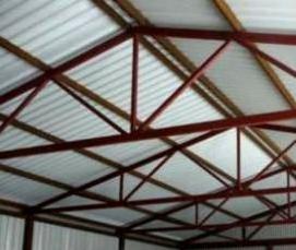 Кровельные фермы из металлоконструкций - модель 1