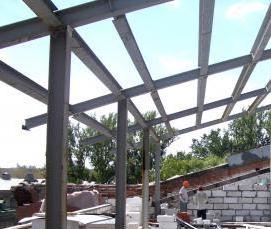 Кровельные металлоконструкции - вариант 3