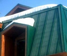 Кровля из листовой оцинкованной стали - модель 4
