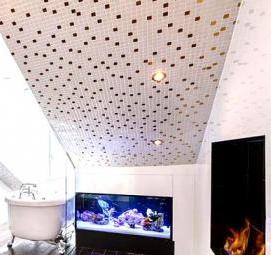 Круглая мозаика для ванной - вариант 2