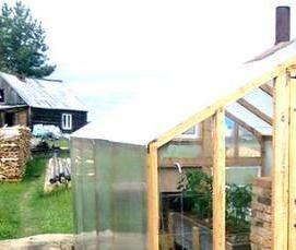 Круглогодичная теплица из поликарбоната - вариант 4