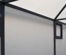 Круглогодичная теплица из поликарбоната - вариант 2