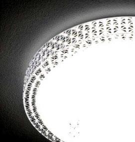 Круглые потолочные светильники с пультом - тип 3