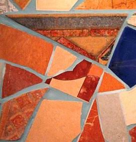 Крупная мозаика плитка - тип 4