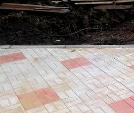 Крупноформатная тротуарная плитка - модель 3